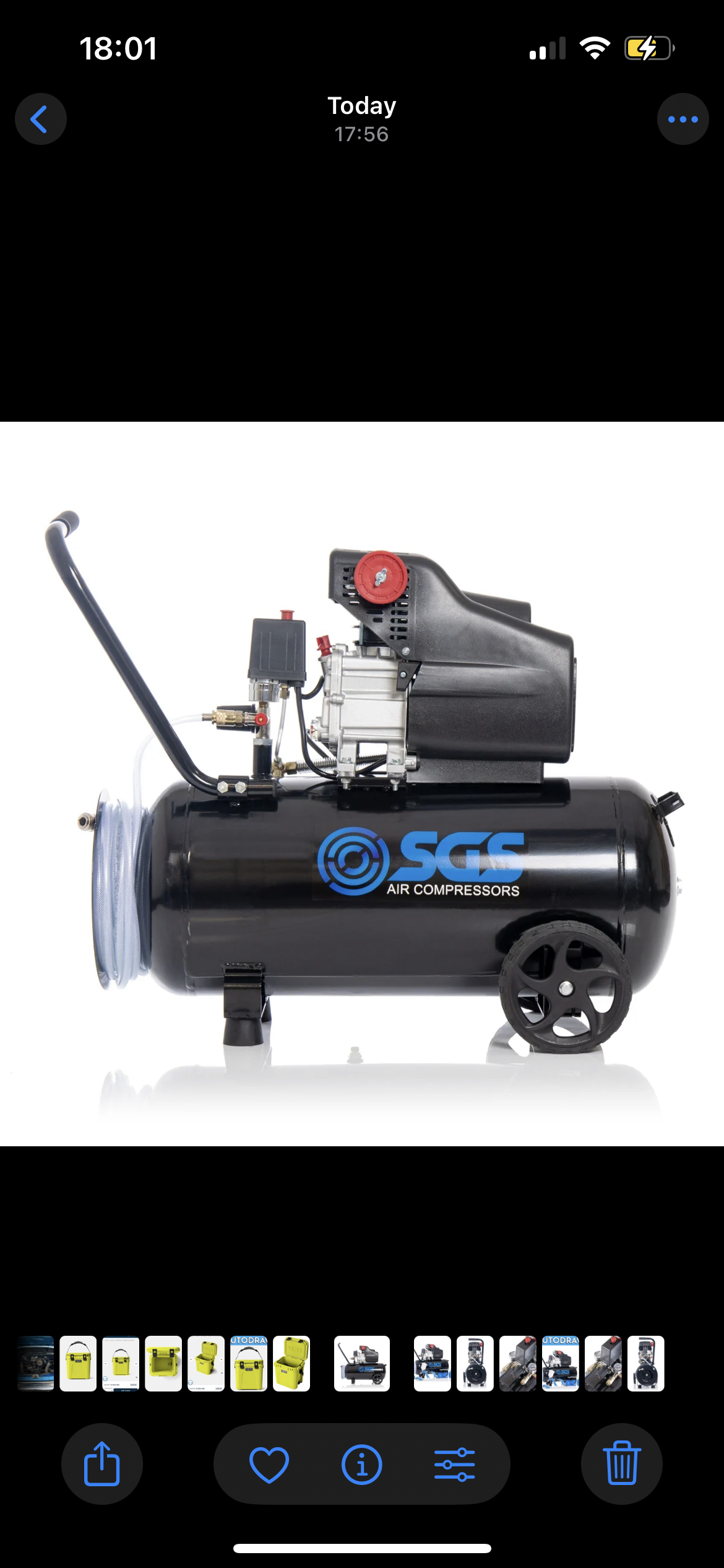 SGS 100 Litre Air Compressor - Image 4