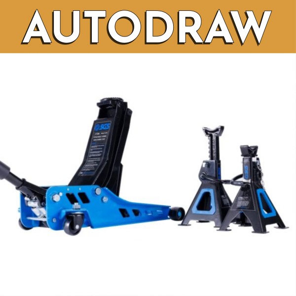 SGS 3 Tonne Low Profile Jack and Axel Stands